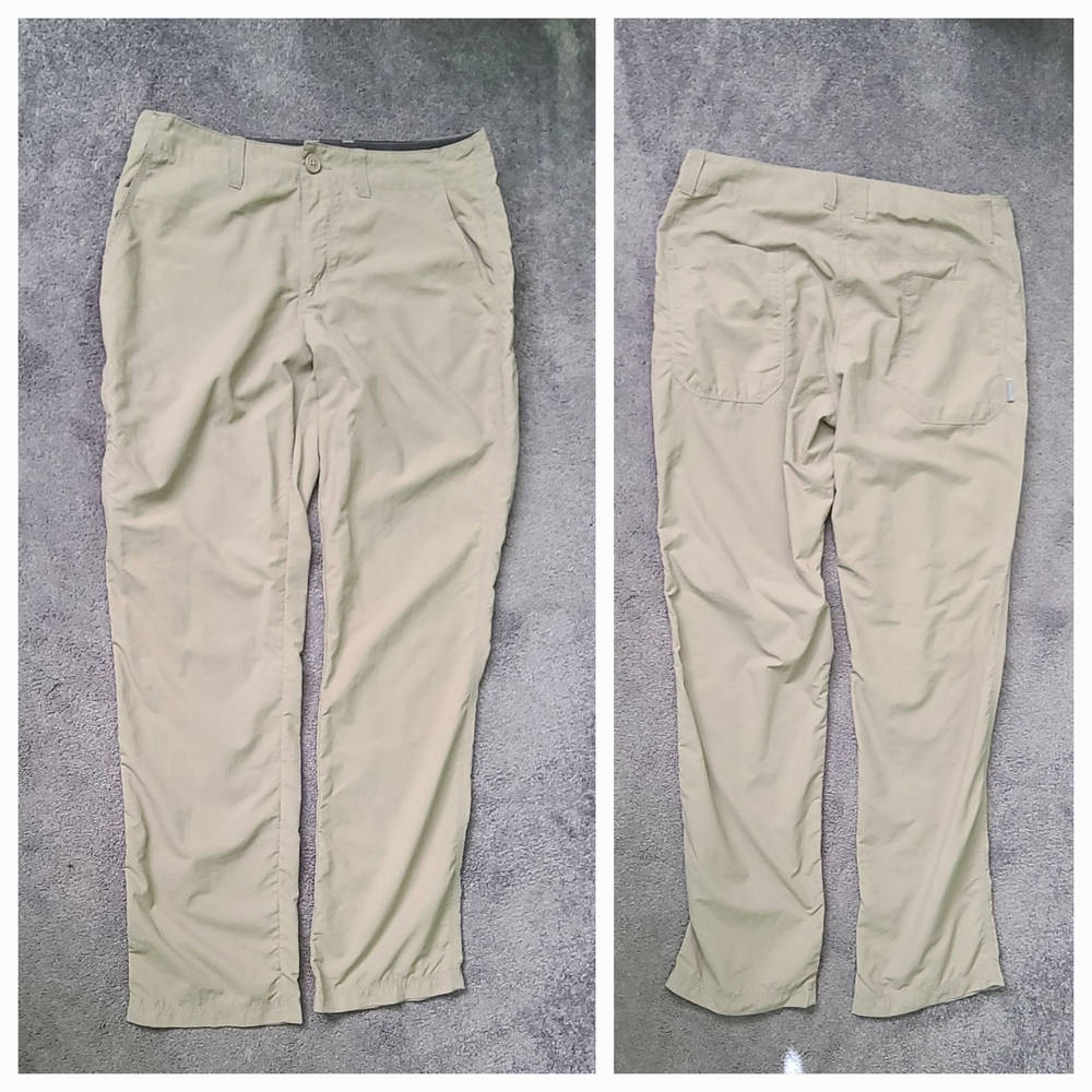 Mountain Hardwear Men’s Khaki Nylon Hiking Pants 30x40 Lightweight Outdoor